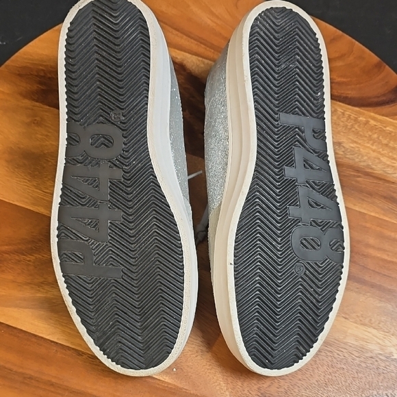 P448 Johnny Sneaker In Glitter Ice Python Women's Size 41 Us Size 10.5. - Picture 6 of 6